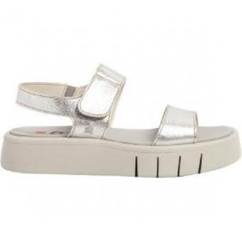 Sandalias de piel Art 1854F plateado para mujer