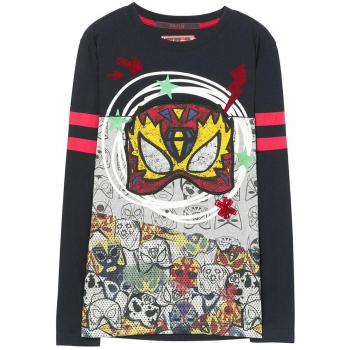 Desigual Ts_enric, Camisa Manga Larga para Niños, Azul