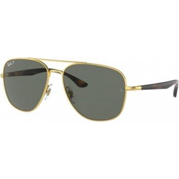Ray-Ban RB3683 001/58 Arista/Polarised Green Sunglasses