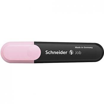 ROTULADORES FLUORESCENTES SCHNEIDER JOB TONOS PASTEL Y NEÓN - INCLUYE MARCADOR SCHNEIDER 1529 JOB PASTEL ROSA
