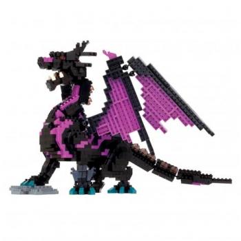 Nanoblock Deluxe Dragon (Purple) NBM-032 170×120×170mm