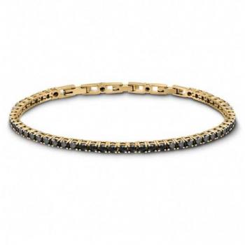 Pulsera de Hombre Morellato Tennis de Plata 925% con baño de agua YG - Modelo SATT02