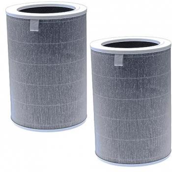 Filtro HEPA de Repuesto 2x Compatible con Purificador de Aire Xiaomi Mi Air Purifier 2H, 2S, 3H, Pro, 2, 3, 2C, 3C - Vhb