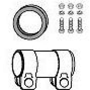 Kit de montaje HJS 82 11 2217 para catalizador VW/AUDI