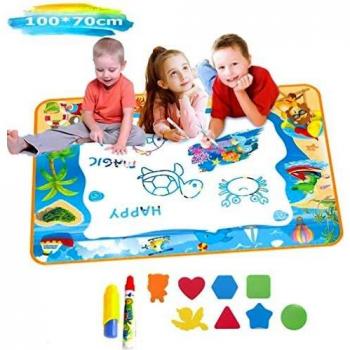 Funmo Agua Dibujo Pintura Mat, Juguete Educativo Mat, Agua Doodle