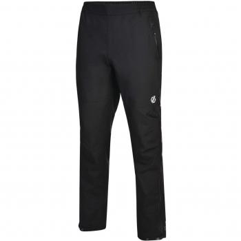 Dare 2b - Pantalones técnicos de protección para Hombre, Impermeable, Transpirable y Resistente, con Costuras Cosidas pegadas y Cremallera Lateral 3/4 Overtrousers, Hombre, DMW445 80090, Negro, XXL