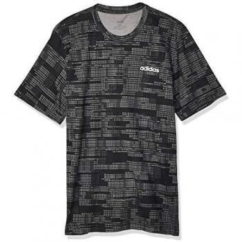 adidas M ESS AOP tee Camiseta, Hombre, Negro, XL