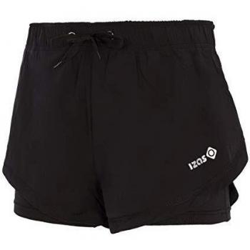 Izas Frisia Pantalones Cortos para Running, Mujer, Negro