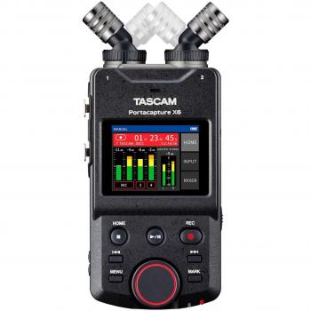 Tascam Portacapture X6 Grabador Portátil Multipista de Alta Calidad con 6 Canales de Grabación