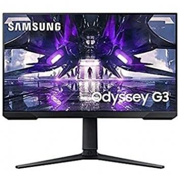 Monitor de Juego Samsung Odyssey G3 LS24AG300NU, 24 Pulgadas, Full HD, 1ms, 144Hz, VA, Color Negro