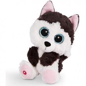 NICI- Husky Barkley Glubschis Peluche, Multicolor