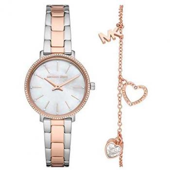 Set reloj de mujer Michael Kors Pyper MK1066SET de acero bicolor con pulsera