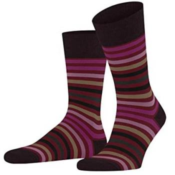 Falke Tinted Stripe Men's Wool Socks Red 11.5-14.5
