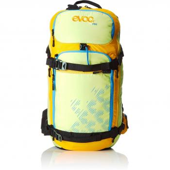 EVOC Protektor Rucksack Fr Pro Women - Pack de esquí de descenso libre, color amarillo, talla 50 x 25 x 16 cm
