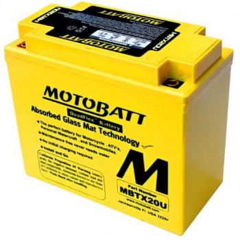 Batería Motobatt MBTX20U 21 Ah, 12 V, 4 terminales para Harley Davidson