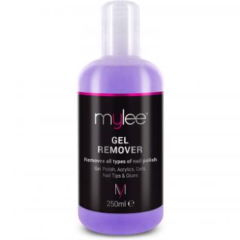 Removedor de Esmalte en Gel Mylee 250ml - Acetona Profesional para Manicura y Pedicura UV LED