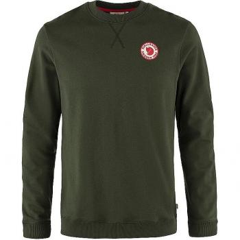 Fjallraven Men's 1960 Logo Badge Sweater, Deep Forest, Size Large
