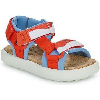 Sandalias Camper Pelotas Flota para niña, color rojo y azul, talla 28