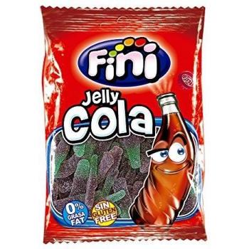 Fini Caramelo de Goma con Azúcar Sabor Cola, paquete de 100 g