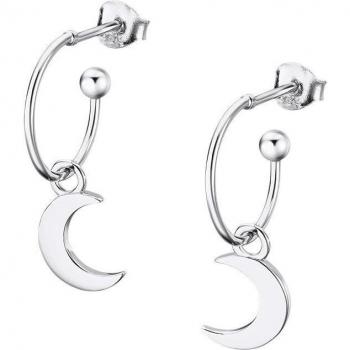 Pendientes Time Road WS02370/14 de Plata con Motivo Luna para Mujer