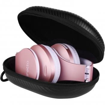 Ifecco maletín portátil, cremallera impermeable bolsa de viaje duro caso, apto para auriculares de oído para N3, modelo V5, negro