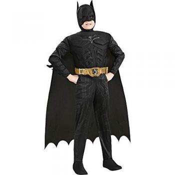 Disfraz Infantil Deluxe de Batman con Musculatura - Talla 8-10 Años
