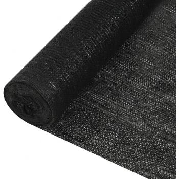Red de Privacidad HDPE Negra 1,8x25 m 195 g/m²