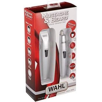 Wahl - Combo de recortadora de bigote y de barba, 5606-308