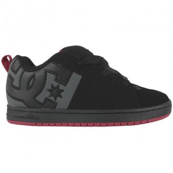Zapatillas DC Shoes Court Graffik SQ Black-Grey-Red ADYS100442-BYR para Mujer y Hombre
