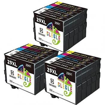 GLEGLE Compatible para 29XL Cartucho de Tinta Reemplazo de 29XL Expression Home XP-235 XP-245 XP-247 XP-255 XP-342 XP-332 XP-335 XP-345 XP-355 XP-432 XP-435 XP-442