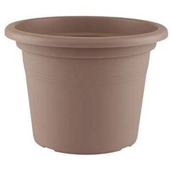 Maceta Cilindro Venezia de Polipropileno 50 cm Color Tortora