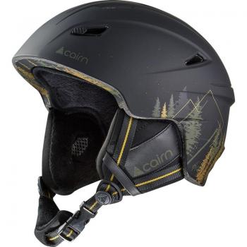 Casco de Esquí Alpino Cairn Profil Negro Amarillo - Talla 55-56