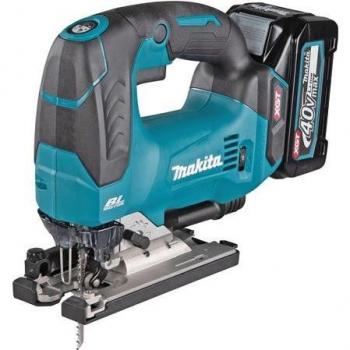 Sierra de calar a batería Makita JV002GZ, 40V, sin batería ni cargador, motor brushless, 800W