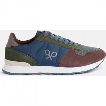 Zapatillas de running multicolor marino para hombre Silbon