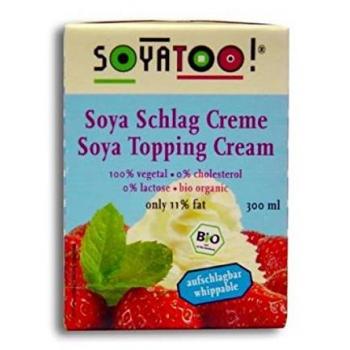 Soyatoo Soy Whip SOYA Topping Cream 300 ml