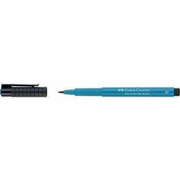 Bolígrafo de tinta Faber-Castell PITT Artista, Turquesa Cobalto, Rotulador Pitt Artist Pen Brush