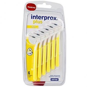 Interprox Plus Mini Cepillo Dental Interdental, 6 Unidades, Blanco