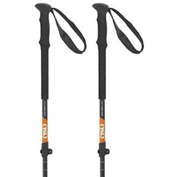 TSL Hiking Carbon 3 Cross Trekking Poles (Black/Orange)