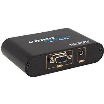 Lenkeng Convertidor/Adaptador VGA + Audio a HDMI LKV350