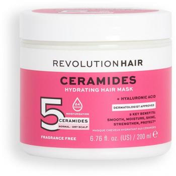 Revolution Haircare - Ceramides - Mascarilla capilar hidratante 200 ml para cabello normal a seco con 5 ceramidas y ácido hialurónico