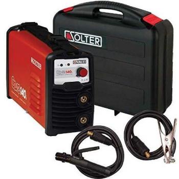 Solter 1 Core 140i Soldador Inverter + Maletín, Rojo