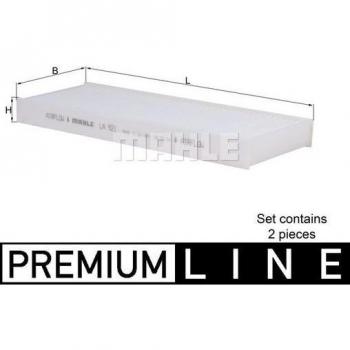 Filtro de aire para habitáculo KNECHT LA 921/S, compatible con vehículos de pasajeros, diseñado para filtrar partículas y contaminantes del aire interior, alta eficiencia en la retención de polen y polvo, fácil instalación