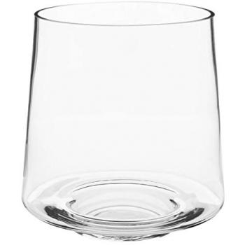 Jarrón Trapezoidal de Vidrio Ø18x18,5cm - Altura 18,5 cm