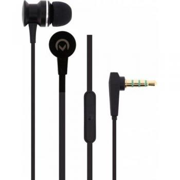 Mobilize MOB-21337 - Auriculares Intrauditivo 3.5 mm con Cable Micrófono Incorporado Negro