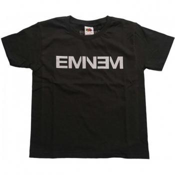 Camiseta de algodón para niños Eminem con logotipo en carbón de leña gris, talla 7-8 años