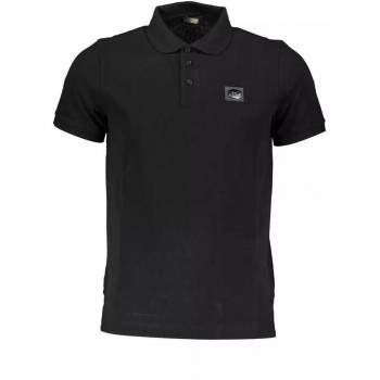 Cavalli Class Black Cotton Polo Shirt - M (also known as Cavalli Class Poloshirt)