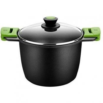 BRA PRIOR - Olla para estofados, Negro, 20 cm, apta para todo tipo de cocinas incluida inducción