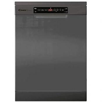 Candy Brava CDPN 2D360PX, Lavavajillas 60 CM, 13 Servicios, Digital, Wi-Fi, Alexa y Google Home, 9 Ciclos, Zoom 39', 47DB, Tripe Filtro Autolimpiante, Indicador Tiempo, Inicio Diferido, Clase E, Inox
