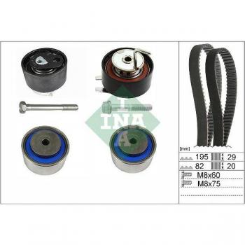 Kit de poleas INA con correa de distribución 530 0767 10
