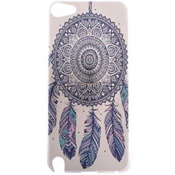 PowerQ M-M [ para IPod touch 5 touch5 - windbell tribe ] Multi Transparent Escarchado Caja de Plástico Cubierta Dura Plastic Case Cover con hermosa bonita del modelo de dibujo de impresión Impresión